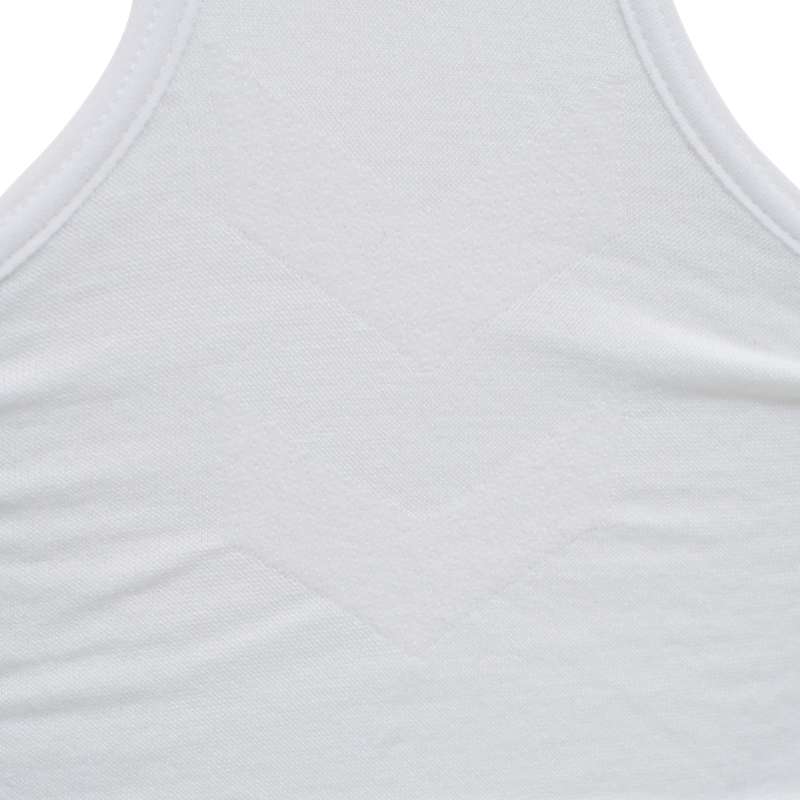 Soutien Gorge Sport Hummel Tif Seamless Top Femme Blanche | 642160-728