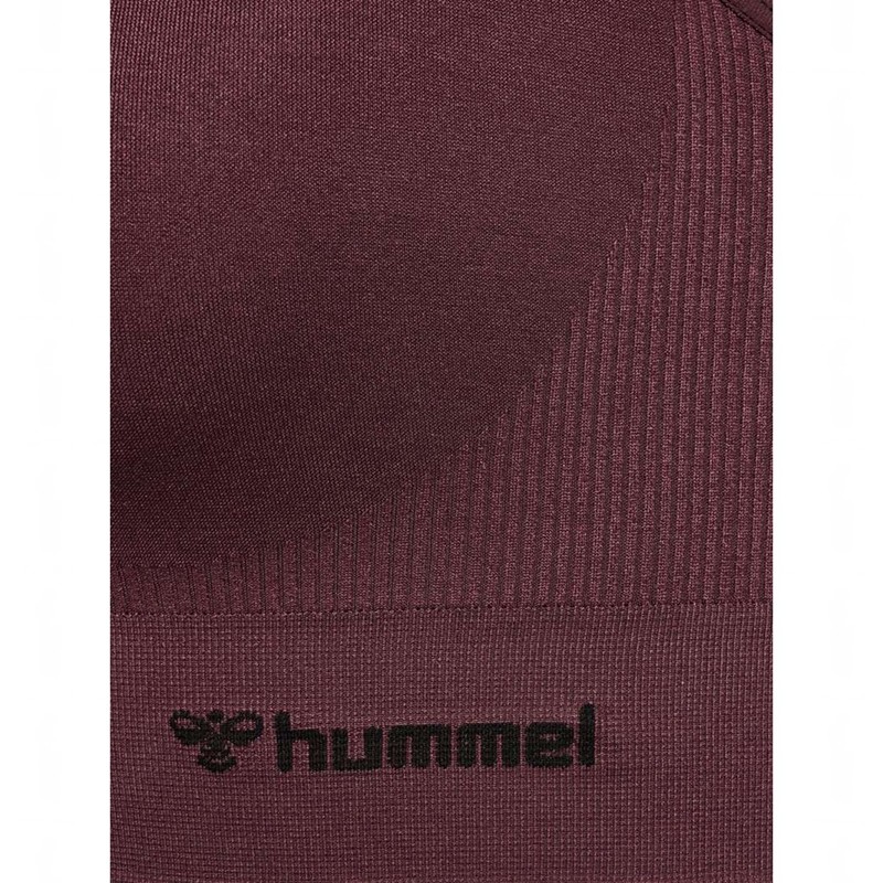 Soutien Gorge Sport Hummel Tif Seamless Top Femme Bordeaux | 035284-692