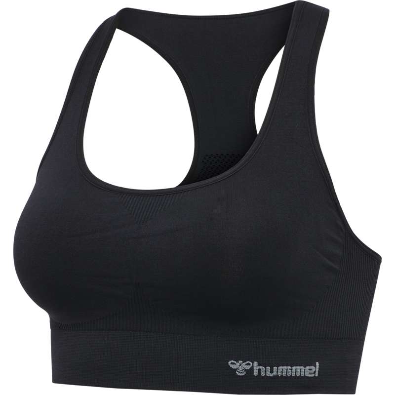 Soutien Gorge Sport Hummel Tif Seamless Top Femme Noir | 810830-033