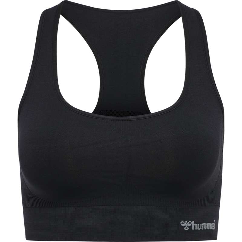 Soutien Gorge Sport Hummel Tif Seamless Top Femme Noir | 810830-033