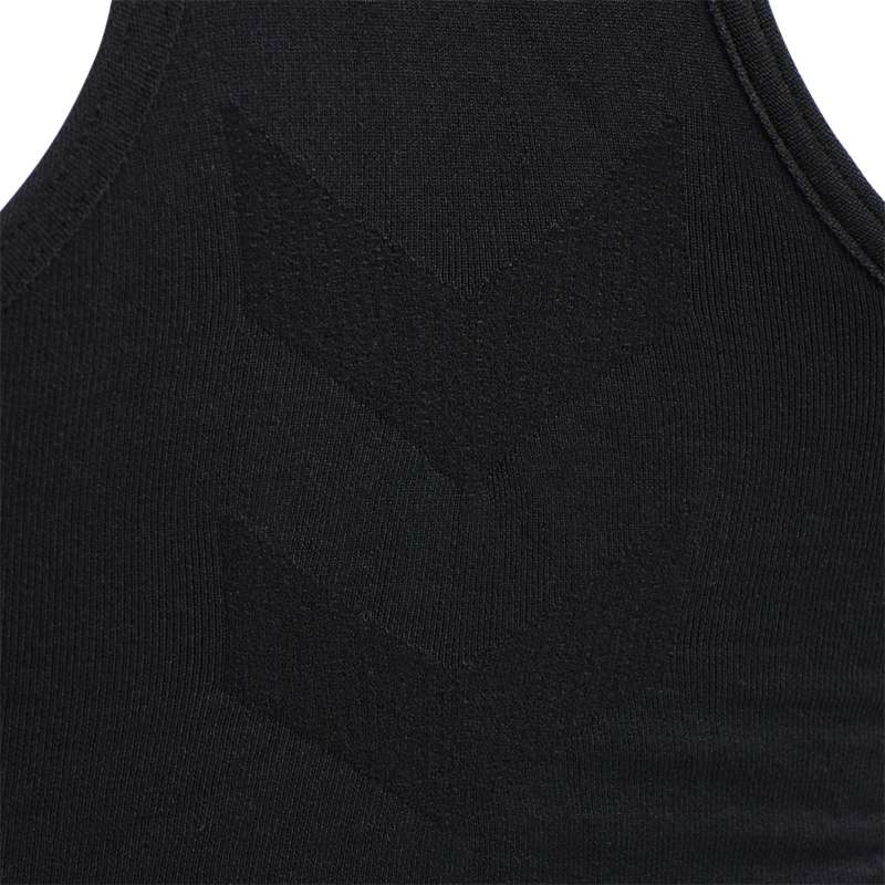 Soutien Gorge Sport Hummel Tif Seamless Top Femme Noir | 810830-033