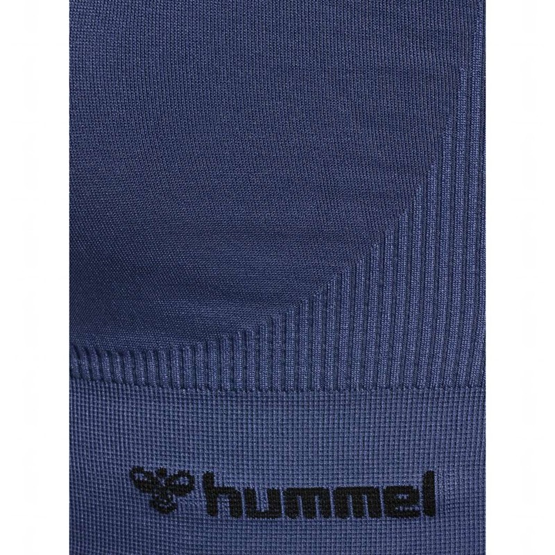 Soutien Gorge Sport Hummel Tif Seamless Top Femme Bleu | 045791-343