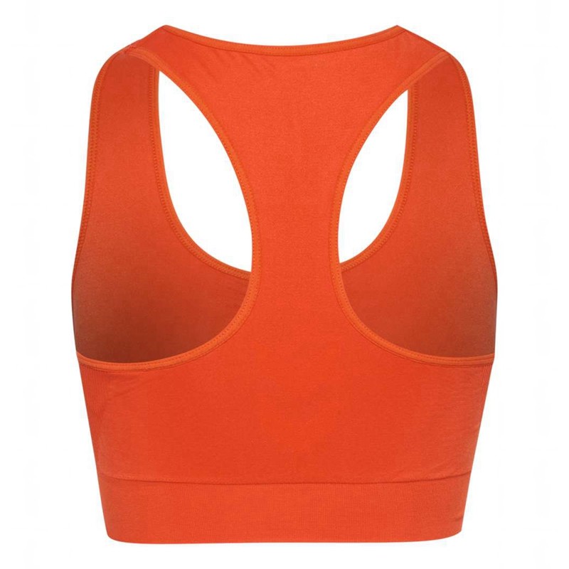 Soutien Gorge Sport Hummel Tif Seamless Top Femme Orange | 299028-267