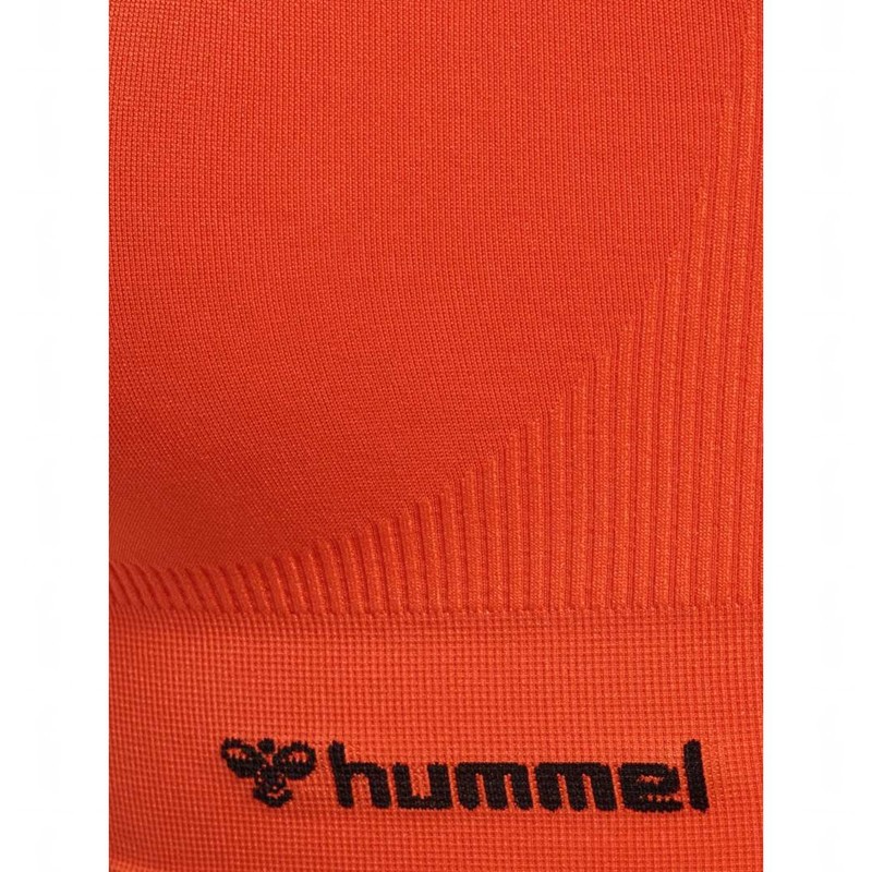 Soutien Gorge Sport Hummel Tif Seamless Top Femme Orange | 299028-267