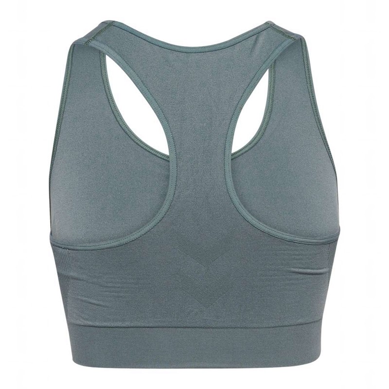 Soutien Gorge Sport Hummel Tif Seamless Top Femme Grise | 127346-288