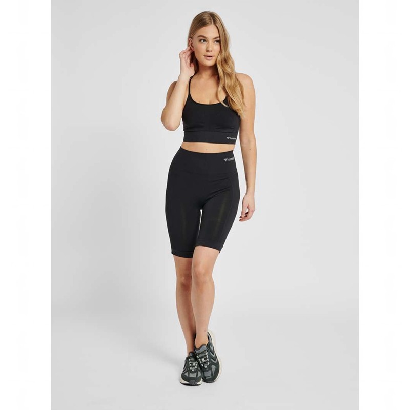 Soutien Gorge Sport Hummel Tiffy Seamless Top Femme Noir | 824233-037