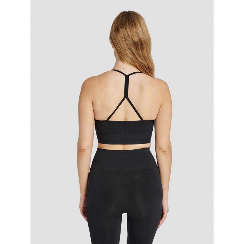 Soutien Gorge Sport Hummel Tiffy Seamless Top Femme Noir | 824233-037