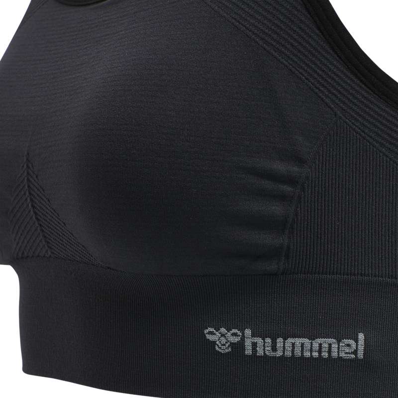Soutien Gorge Sport Hummel Tiffy Seamless Top Femme Noir | 824233-037