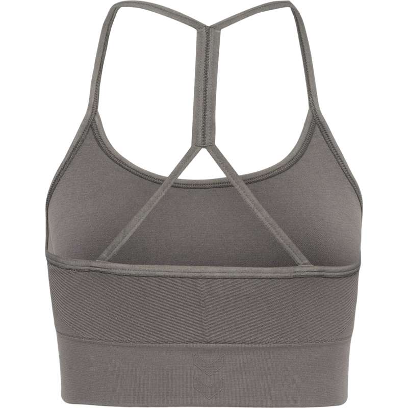 Soutien Gorge Sport Hummel Tiffy Seamless Top Femme Grise | 454561-716