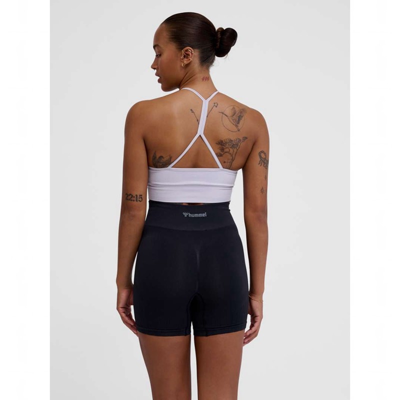 Soutien Gorge Sport Hummel Tiffy Seamless Top Femme Lavande | 546002-386
