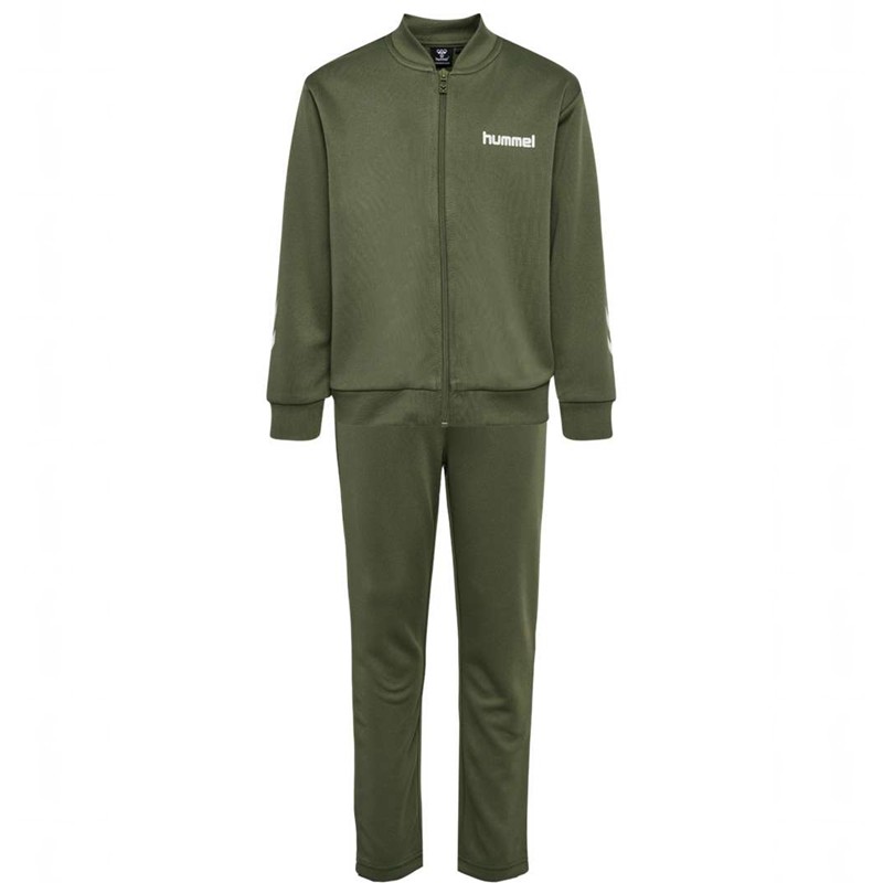 Survêtement Hummel Tukas Enfant Vert Olive | 606713-538