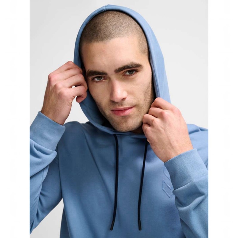 Sweat a Capuche Hummel Active Co Homme Bleu | 693541-393