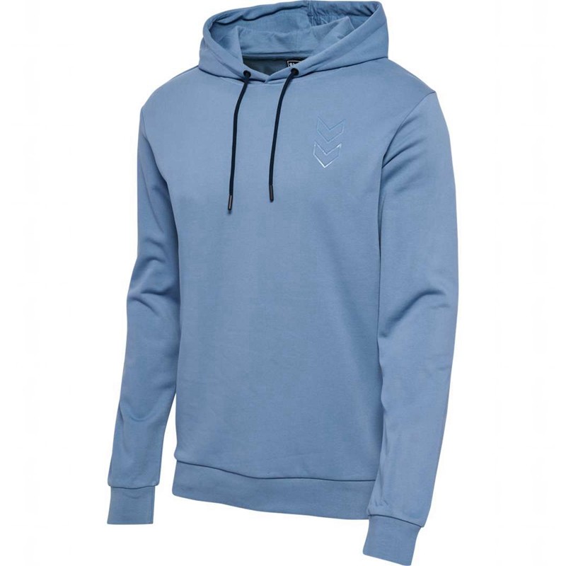 Sweat a Capuche Hummel Active Co Homme Bleu | 693541-393
