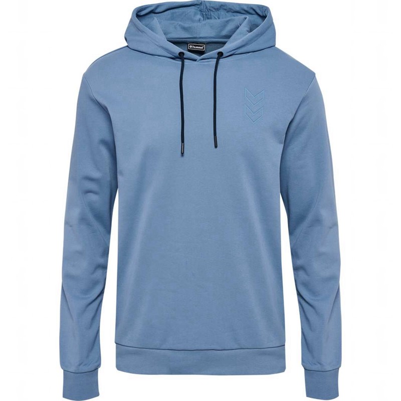 Sweat a Capuche Hummel Active Co Homme Bleu | 693541-393