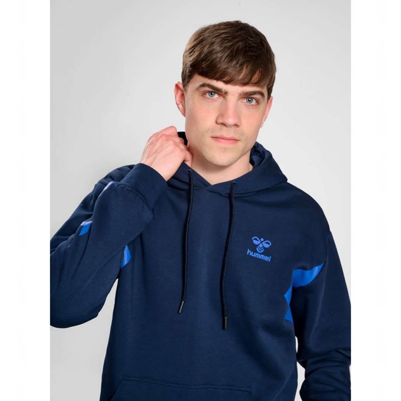 Sweat a Capuche Hummel Active Co Homme Bleu Marine | 083286-399