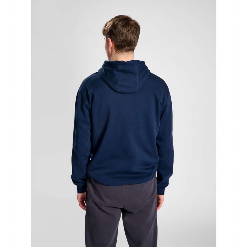 Sweat a Capuche Hummel Active Co Homme Bleu Marine | 083286-399