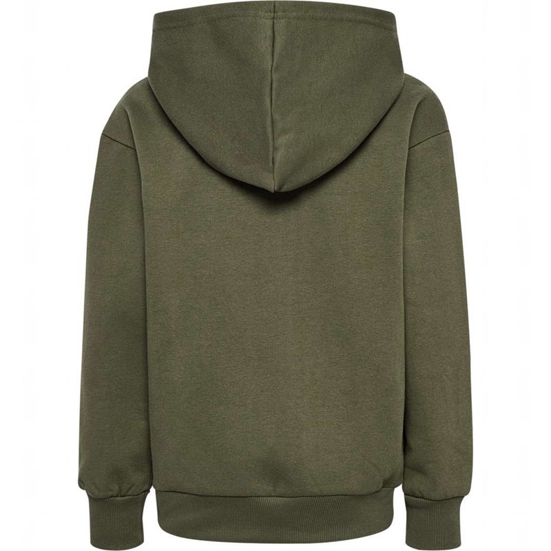 Sweat a Capuche Hummel Archie Enfant Vert Olive | 401014-563