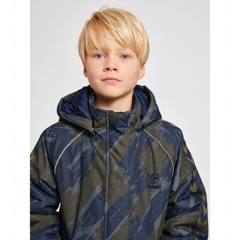 Sweat a Capuche Hummel Artic Tex Snow Enfant Vert Olive | 167551-429