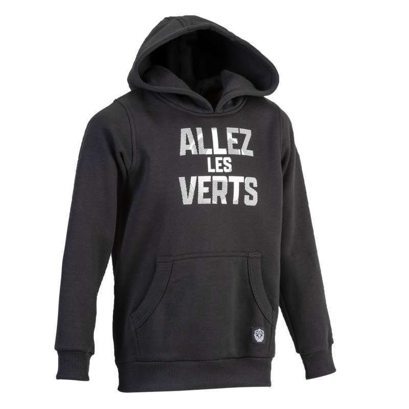 Sweat a Capuche Hummel Asse Allez Les Verts Homme Noir | 025758-069