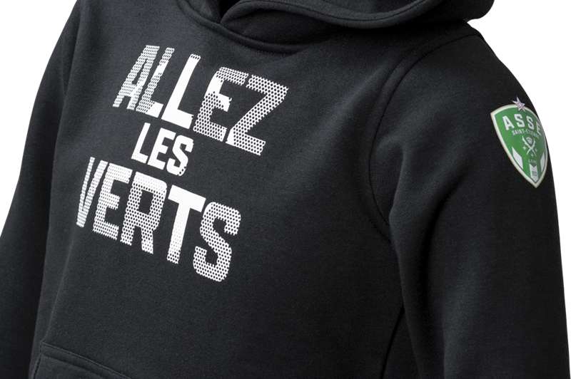 Sweat a Capuche Hummel Asse Allez Les Verts Homme Noir | 025758-069