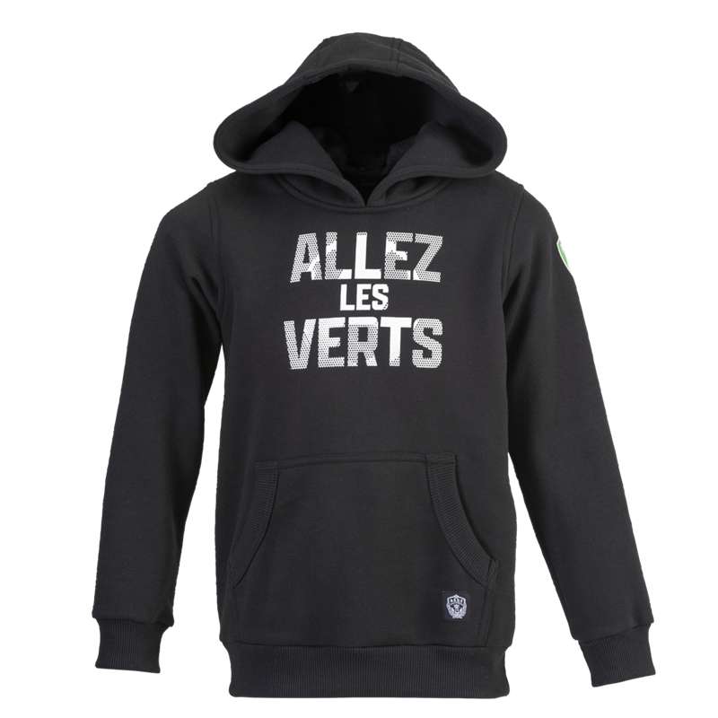 Sweat a Capuche Hummel Asse Allez Les Verts Homme Noir | 025758-069