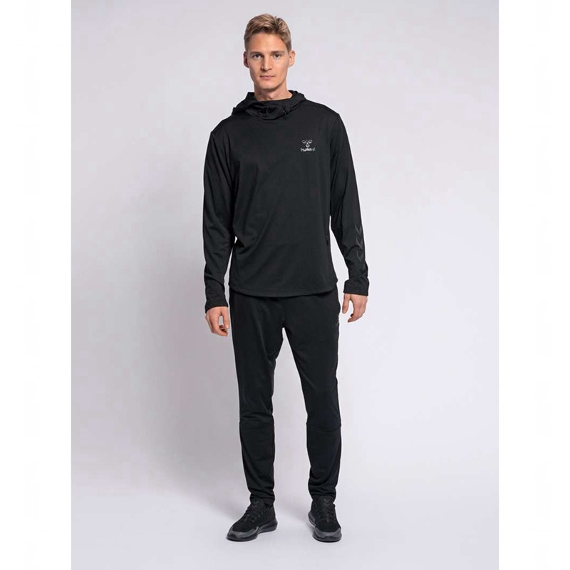 Sweat a Capuche Hummel Aston Homme Noir | 709497-987