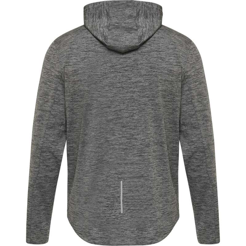 Sweat a Capuche Hummel Aston Zip Homme Grise | 197347-292
