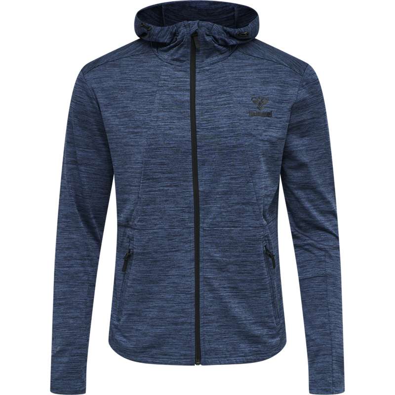 Sweat a Capuche Hummel Aston Zip Homme Noir | 131282-125