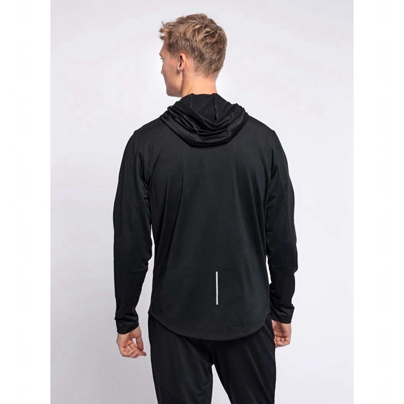 Sweat a Capuche Hummel Aston Zip Homme Noir | 647610-222