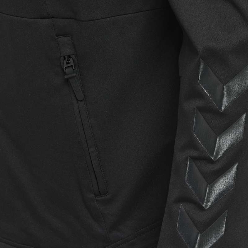 Sweat a Capuche Hummel Aston Zip Homme Noir | 647610-222
