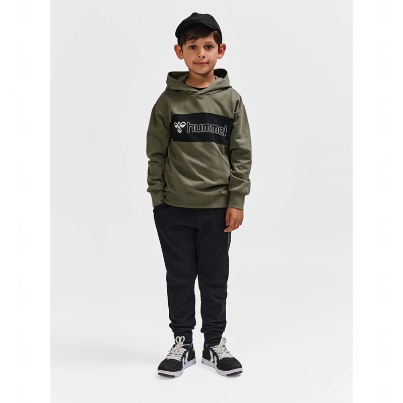 Sweat a Capuche Hummel Atlas Enfant Vert Olive | 915206-693