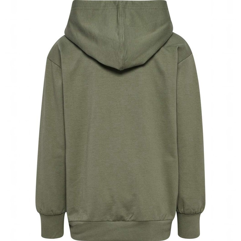Sweat a Capuche Hummel Atlas Enfant Vert Olive | 915206-693