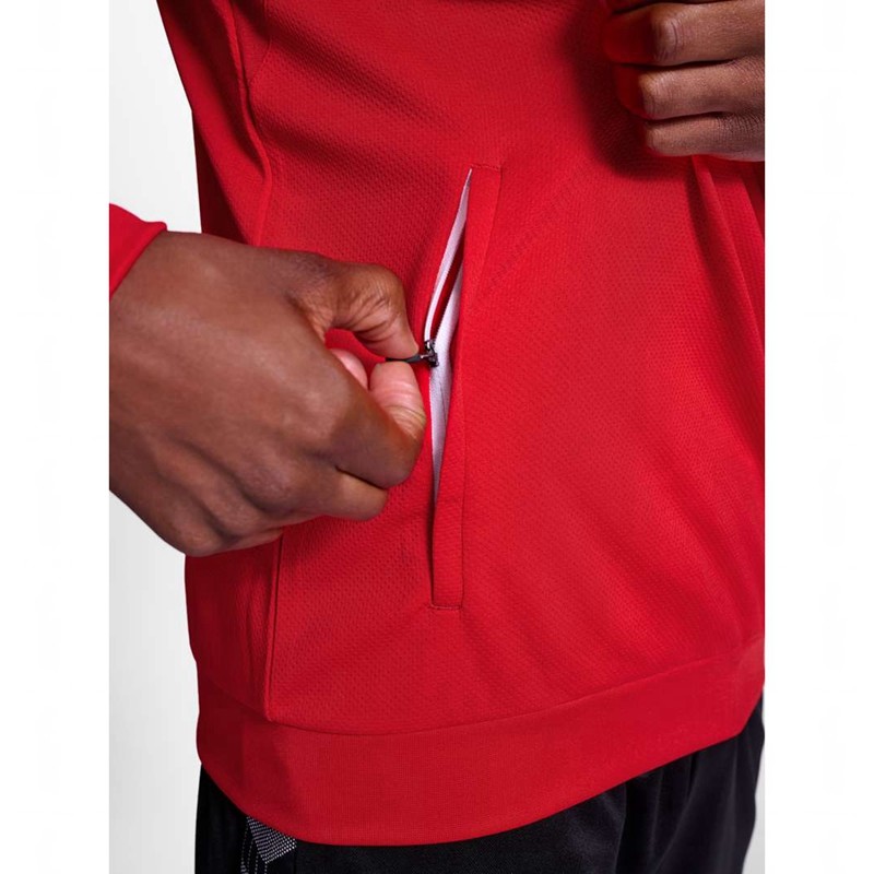 Sweat a Capuche Hummel Authentic Pl Homme Rouge | 869820-786