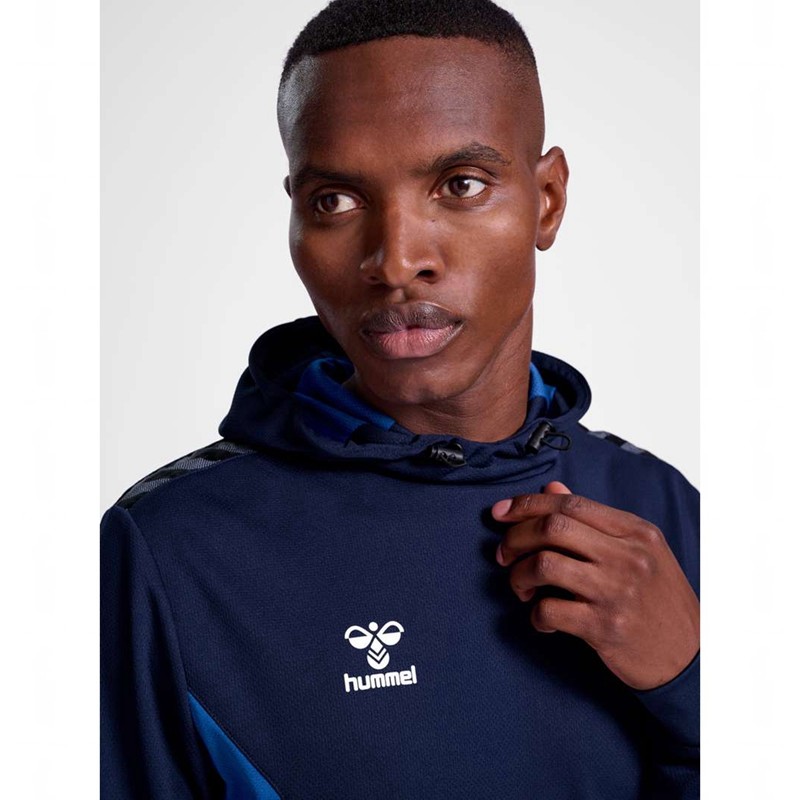 Sweat a Capuche Hummel Authentic Pl Homme Bleu Marine | 326887-843