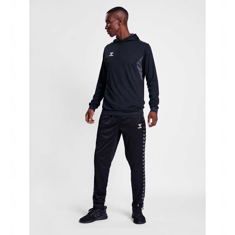 Sweat a Capuche Hummel Authentic Pl Homme Noir | 298816-111