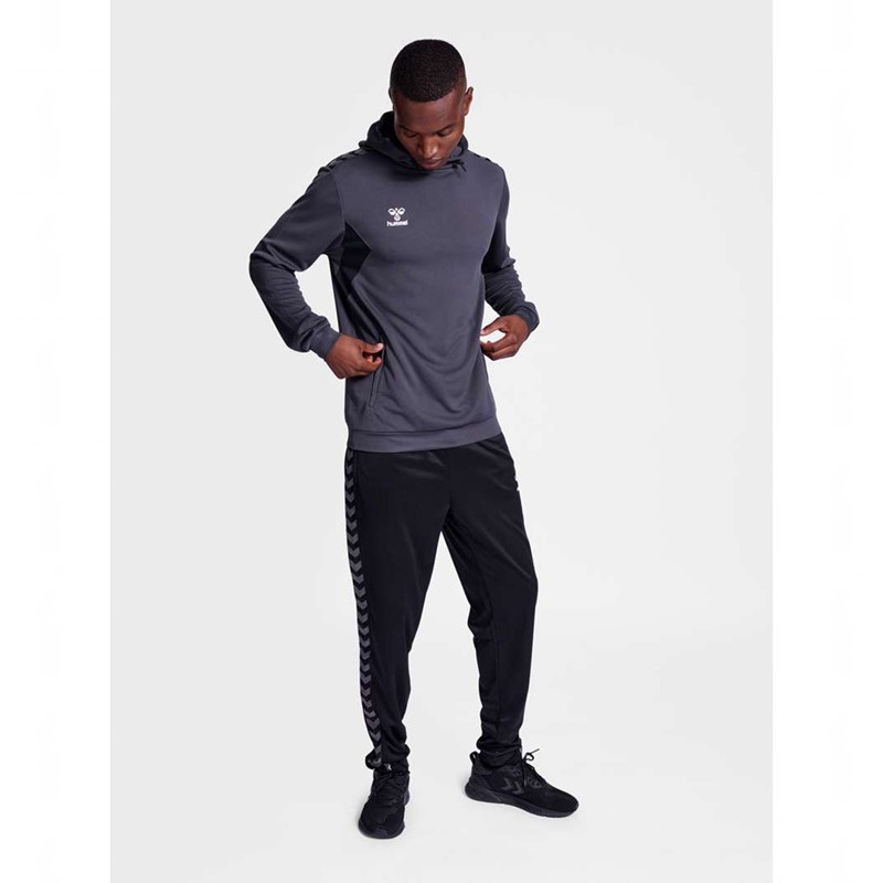 Sweat a Capuche Hummel Authentic Pl Homme Grise | 145954-834