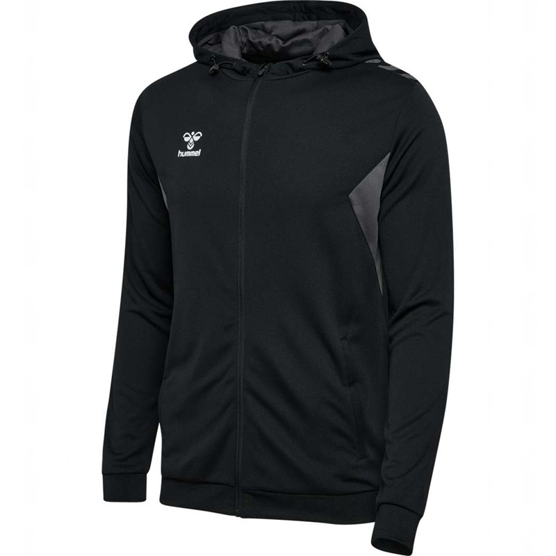 Sweat a Capuche Hummel Authentic Pl Zip Homme Noir | 149042-042