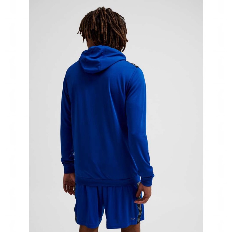 Sweat a Capuche Hummel Authentic Pl Zip Homme Bleu | 831755-689
