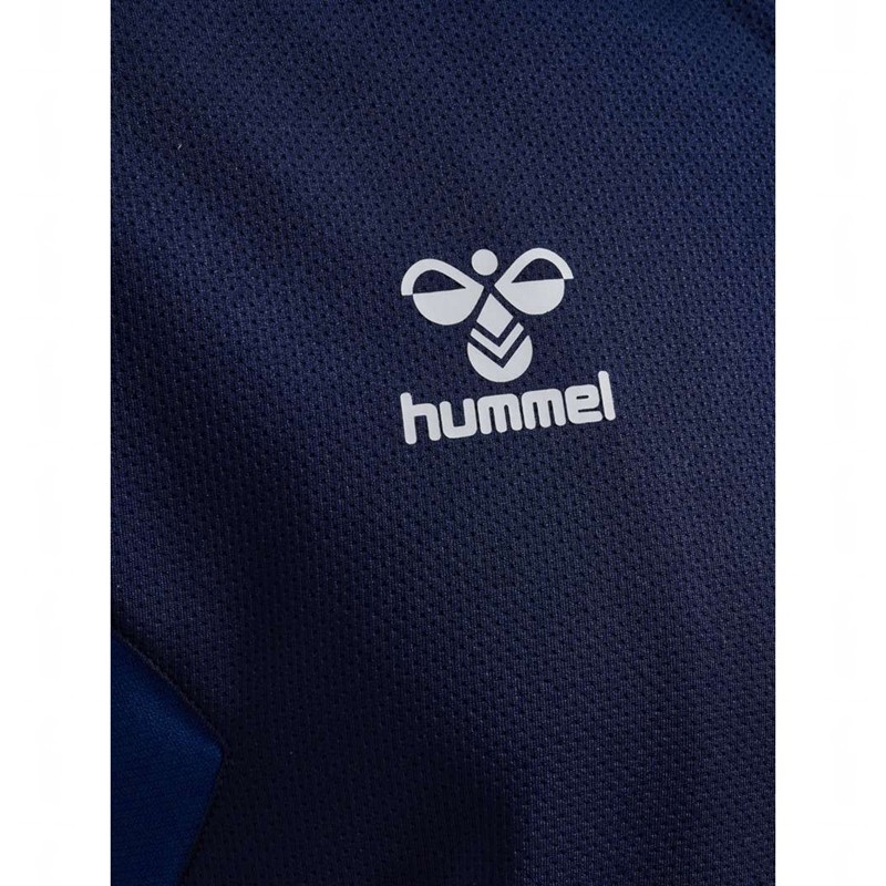 Sweat a Capuche Hummel Authentic Pl Zip Homme Bleu Marine | 169638-585