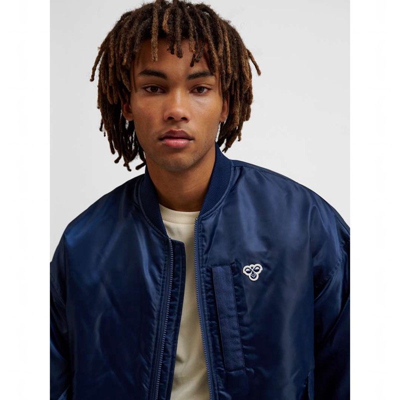 Sweat a Capuche Hummel Baseball Bee Homme Bleu Marine | 442982-046