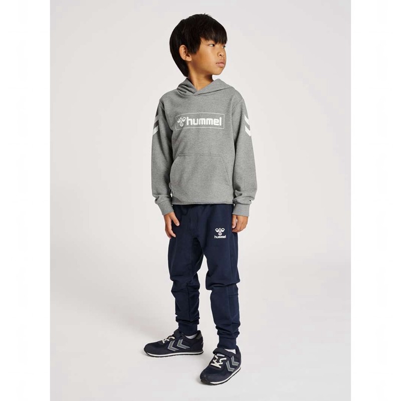 Sweat a Capuche Hummel Box Enfant Grise | 169769-269