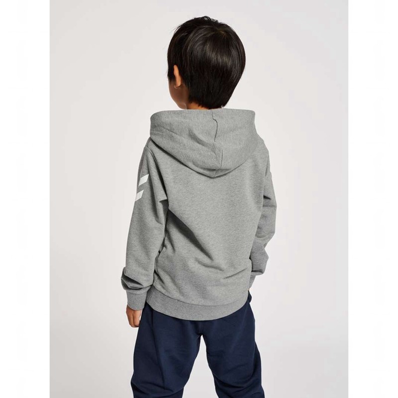 Sweat a Capuche Hummel Box Enfant Grise | 169769-269