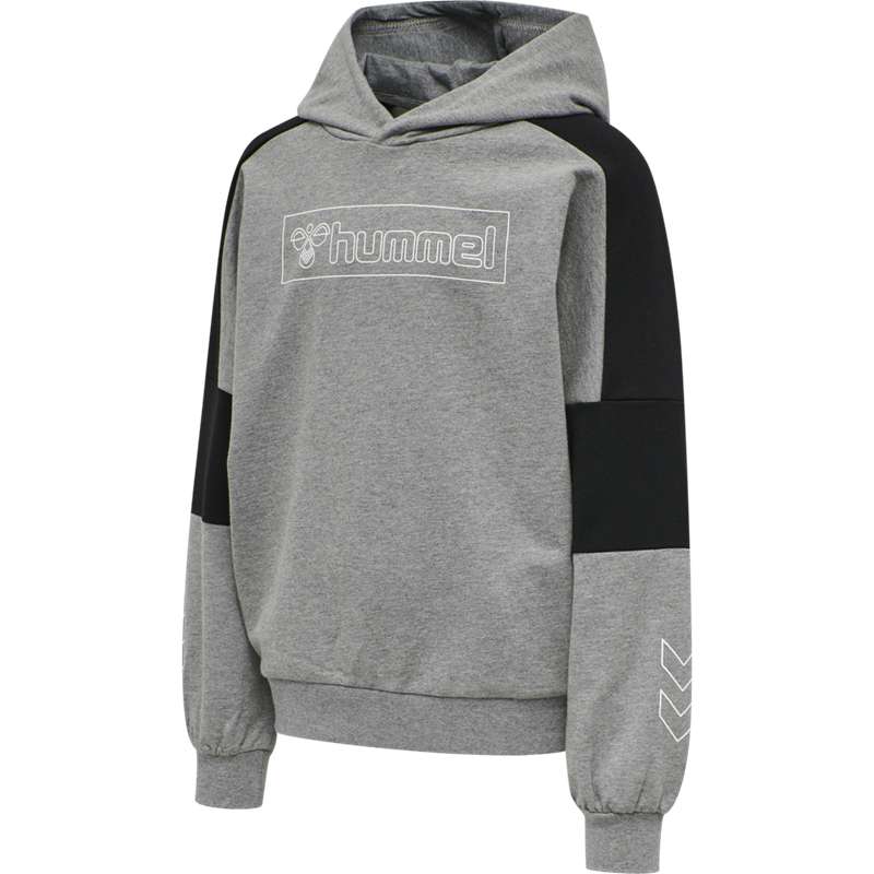 Sweat a Capuche Hummel Boxline Enfant Grise | 730110-038