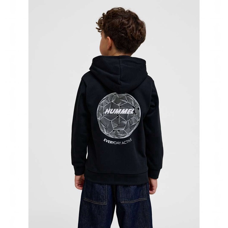 Sweat a Capuche Hummel Casper Enfant Noir | 536711-552