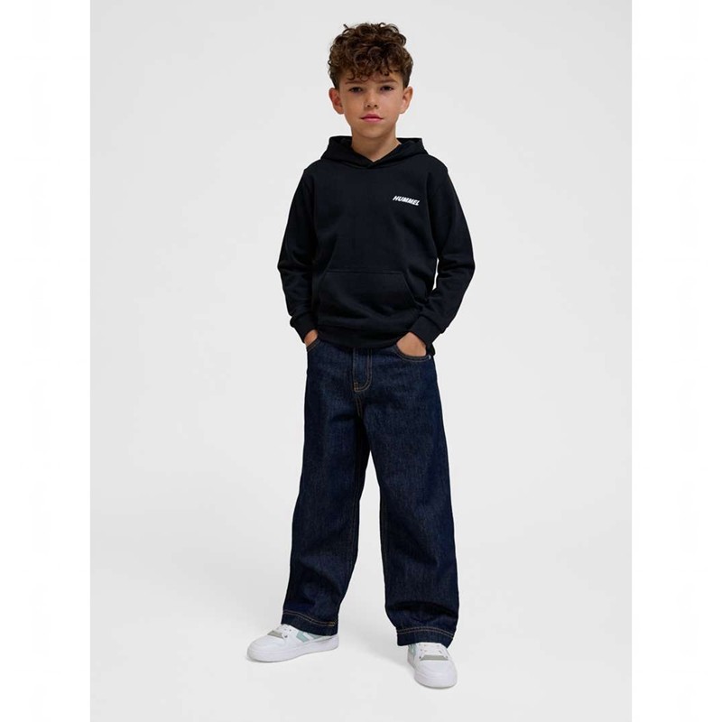 Sweat a Capuche Hummel Casper Enfant Noir | 536711-552