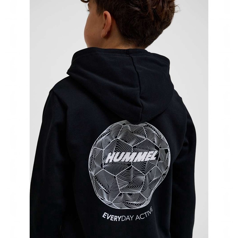 Sweat a Capuche Hummel Casper Enfant Noir | 536711-552
