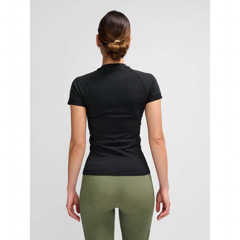 Sweat a Capuche Hummel Clea Seamless Tight Femme Noir | 837165-430