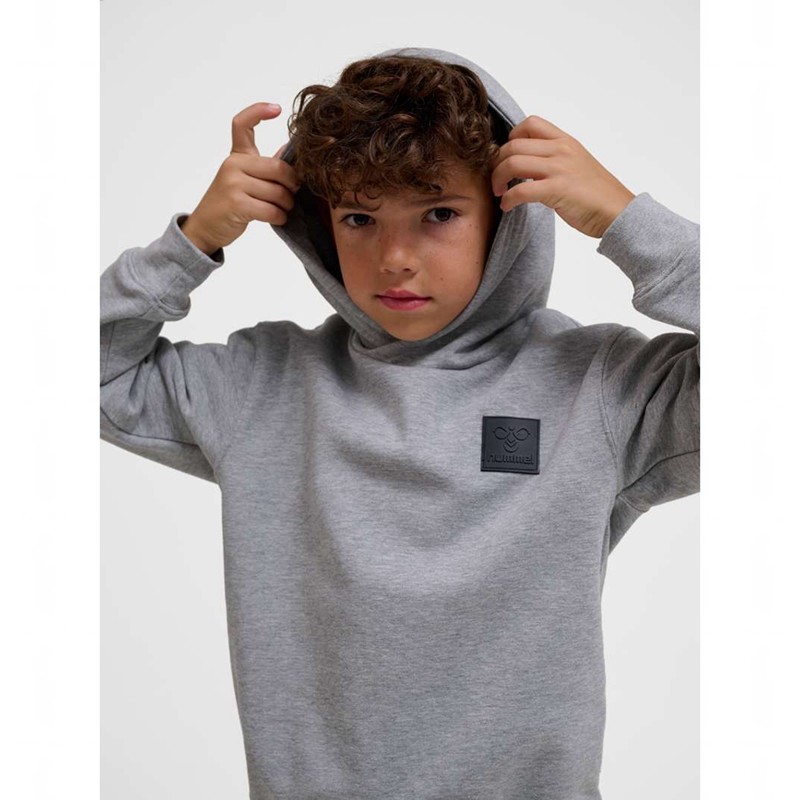 Sweat a Capuche Hummel Clean Enfant Grise | 946551-118