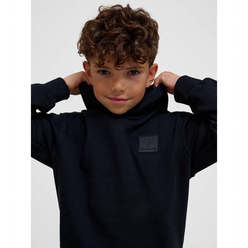 Sweat a Capuche Hummel Clean Enfant Noir | 185243-495