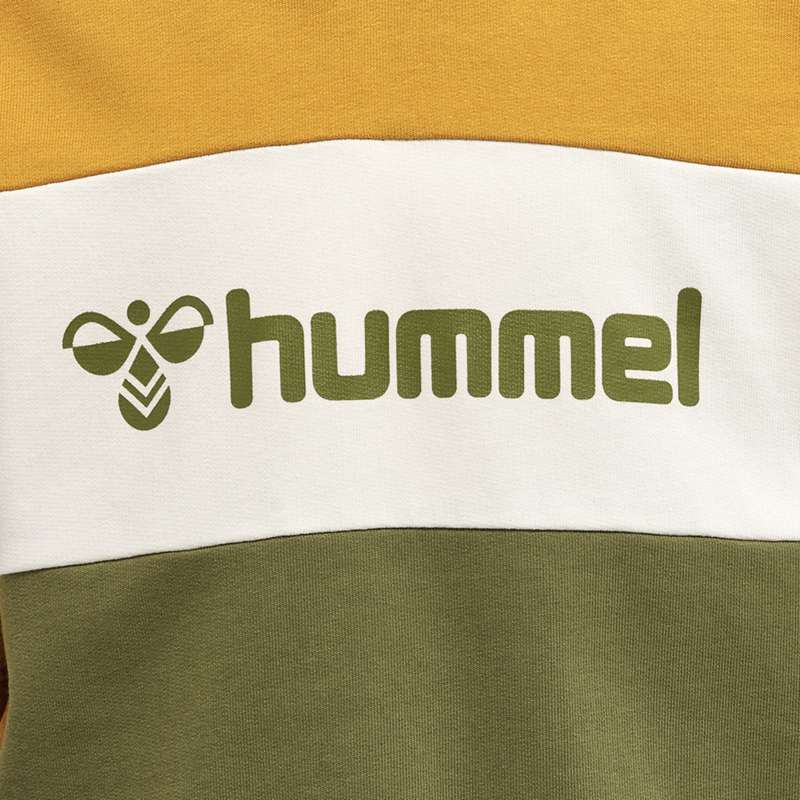 Sweat a Capuche Hummel Cloud S/S Enfant Vert Olive | 525037-250
